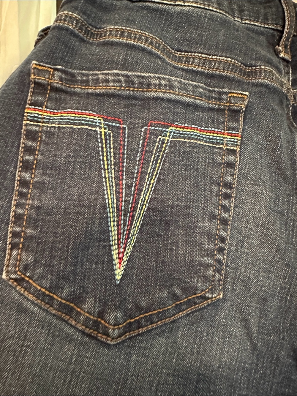 Seven7 Classic Dark Blue Denim Women's Shorts - Picture 6 of 6
